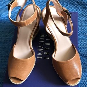 Stuart Weizman Waycool Leather Espadrille